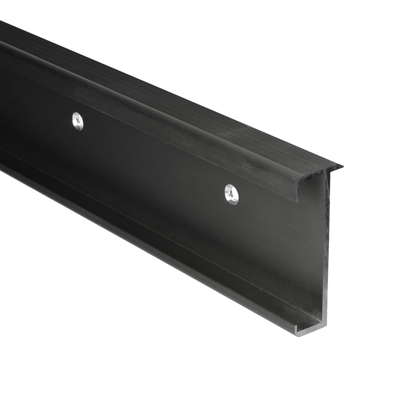 Trapprofiel 60 mm voor laminaat 7-9,5 mm zwart 3mtr. Trapprofiel 60 mm voor laminaat 7-9,5 mm zwart 3mtr.