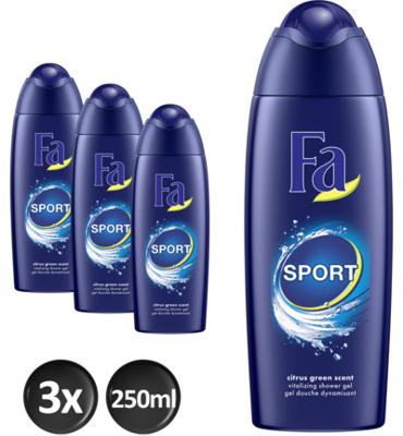 Fa Fa Sport Shower Gel Trio (3x250 Ml)