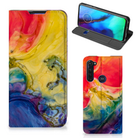 Bookcase Motorola Moto G Pro Watercolor Dark