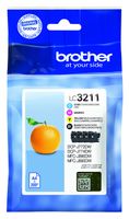 Inktcartridge Brother LC-3211 Zwart + 3 kleuren - thumbnail