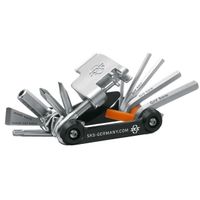 multitool 18 functies 73 mm zwart/zilver