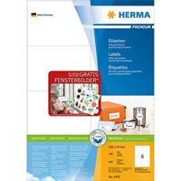 Etiket HERMA 4470 105x74mm premium wit 800stuks