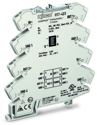 Wago 857-423 power relay Grijs