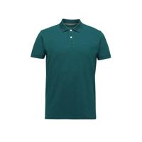 ESPRIT Men Casual slim fit polo donkergroen