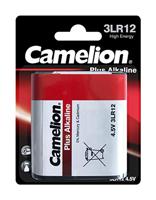 Camelion 11000112 Plus Alkalinebatterij 3LR12 met 4,5 volt, capaciteit 3000 mAh, voor verschillende apparaat- en consumentenbehoeften