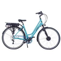 AMIGO Elektrische Stadsfiets E-Vibe D1 28 Inch 48 cm Dames 7V V-Brakes Matblauw