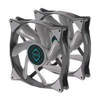 Iceberg Thermal IceGALE PWM Premium Case Fan 140 mm 2-pack, grijs