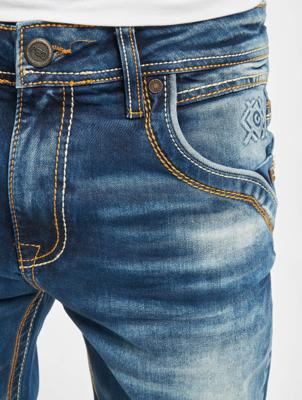 Cipo & Baxx / Straight fit jeans Stone Washed in blauw