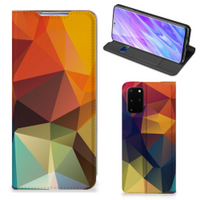 Samsung Galaxy S20 Plus Stand Case Polygon Color - thumbnail