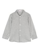 Il Gufo check-print button-up shirt - Gris