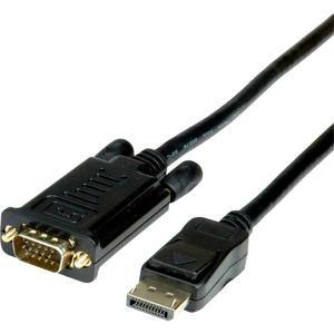 VALUE 11.99.5801 DisplayPort kabel 1,5 m VGA (D-Sub) Zwart