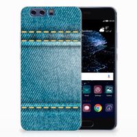 Huawei P10 Plus Silicone Back Cover Jeans - thumbnail