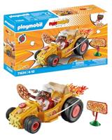 PLAYMOBIL Funstars 71634 Race pizza, kart met pullback-motor, dynamische speelset voor spannende races, gedetailleerd speelgoed voor kinderen vanaf 4 jaar