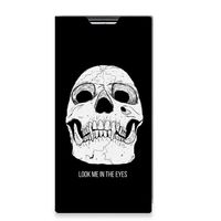 Mobiel BookCase Samsung Galaxy S22 Ultra Skull Eyes