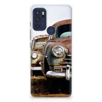 Motorola Moto G60s Siliconen Hoesje met foto Vintage Auto - thumbnail