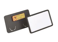 Badge Durable clip card met magneet 40x75mm - thumbnail