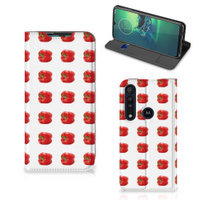 Motorola G8 Plus Flip Style Cover Paprika Red