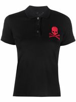 Philipp Plein polo à patch tête de mort - Noir - thumbnail