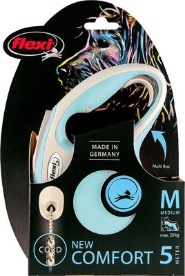 Flexi Rollijn New Comfort Cord M 5 Meter - Lichtblauw