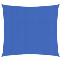 Zonnezeil 160 g/m vierkant 4,5x4,5 m HDPE blauw