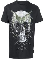 Philipp Plein t-shirt à détails strassés - Noir