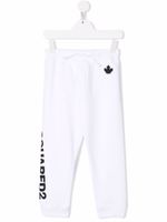 DSQUARED2 KIDS pantalon de jogging à logo imprimé - Blanc