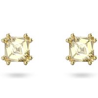 Swarovski 5639124 Oorknoppen Stilla Cushion goudkleurig-geel 6 x 6 mm