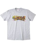 Supreme t-shirt à logo imprimé - Gris