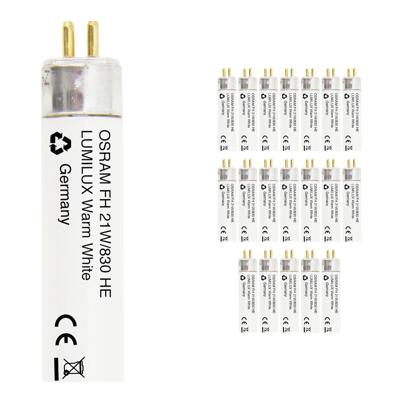 Voordeelpak 20x Osram Lumilux T5 FH HE 21W - 830  | 85cm
