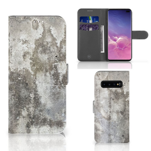 Samsung Galaxy S10 Plus Bookcase Beton Print