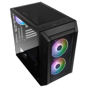 Kolink CITADEL MESH RGB Micro-tower Gaming-behuizing Zwart