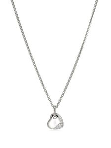 John Hardy collier Pebble Heart en argent sterling