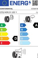 Continental Sc-5p ao fr xl 255/40 R19 100Y 25540YR19TCSC5PAOXL