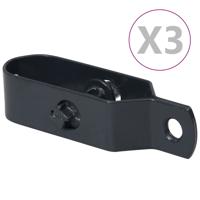vidaXL Draadspanners 3 st 90 mm staal zilverkleurig