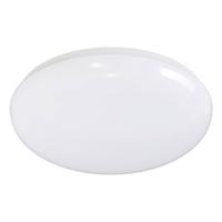 LED Plafondlamp met Bewegingssensor - Aigi - Opbouw Rond 24W - Natuurlijk Wit 4000K - 360° - Mat Wit Aluminium