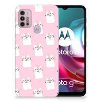 Motorola Moto G30 | G10 TPU Hoesje Sleeping Cats - thumbnail