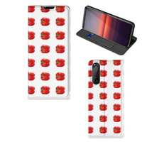 Sony Xperia 5 II Flip Style Cover Paprika Red