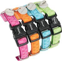 Halsband verstelbaar Mac Leather 15 mm turquoise