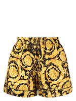 Versace short de pyjama à imprimé Barocco - Jaune