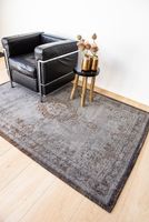 Louis de Poortere - 8257 Fading World Medallion Grey Ebony - 200x280 cm Vintage Vloerkleed - thumbnail