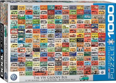 The VW Groovy Bus (1000 Stukjes) - Puzzel;Puzzel (0628136607834)