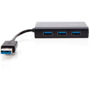 USB 3.0 Hub With Gigabit Ethernet USB-hub