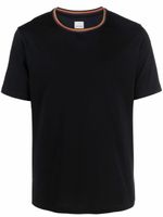 Paul Smith t-shirt à bords rayés - Noir - thumbnail