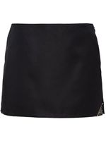 Prada Re-Nylon triangle-logo miniskirt - Noir - thumbnail