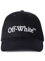 Off-White casquette à logo brodé - Noir