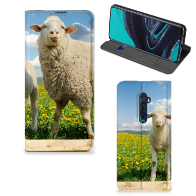 OPPO Reno2 Hoesje maken Schaap en Lammetje OPPO Reno2 Hoesje maken Schaap en Lammetje
