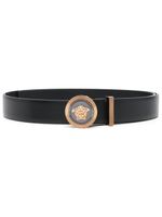 Versace ceinture Medusa Biggie en cuir - Noir - thumbnail