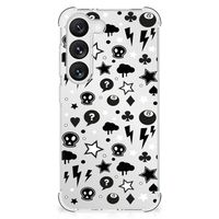 Extreme Case Samsung Galaxy S23 Silver Punk - thumbnail