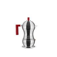 Alessi Koffiezetapparaat, PA, Aluminium Casting, Rood, 3 kopjes
