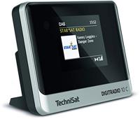 TechniSat DIGITRADIO 10 C - DAB+ digitale radio-adapter (kleurendisplay, bluetooth, afstandsbediening, wekker, optimaal voor het upgraden van bestaande hifi-installaties) zwart/zilver